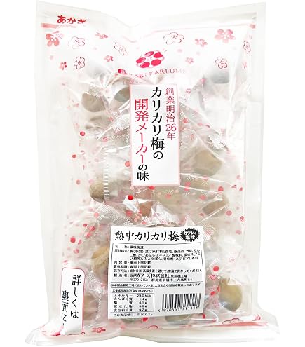 Amazon.co.jp: 赤城フーズ 種とりカリカリ梅 210g×4袋セット : 食品