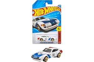 ホットウィール(Hot Wheels) ベーシックカー フェラーリ 365 GTB4 コンペティツィオーネ 乗り物おもちゃ ミニカー 3歳から ホワイト JMX22