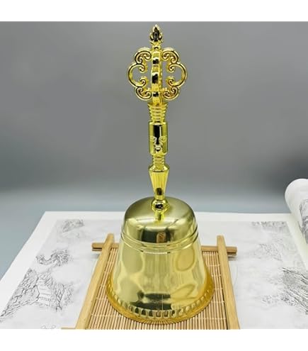 Amazon.co.jp: 金剛鈴 持鈴 ガンター チベットベル チベタンベル 五
