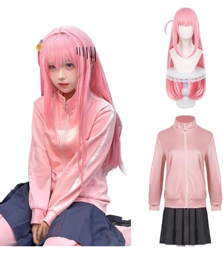 Amazon.co.jp: [Acosdary] 後藤ひとり コスプレ衣装 ウィッグ