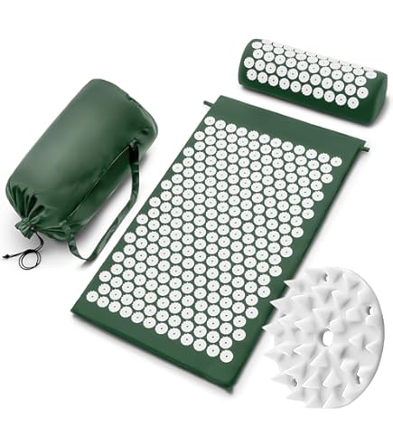 Amazon | ProsourceFit Acupressure Mat and Pillow Set for Back/Neck