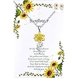 Desimtion Sunflower Pinky Promise Bracelets Best Friend Long Distance Friendship Gifts for Women Teen Girls