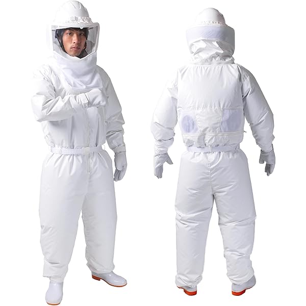Amazon.co.jp: 蜂防護服ラプター3 プラス蜂防護手袋 V-4 セット