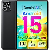 Amazon.co.jp: タブレット Android 15 タブレット 10インチ Wi-Fi