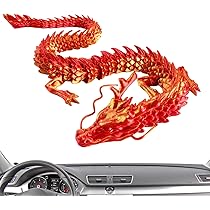Amazon.co.jp: プリント多関節ドラゴン、柔軟な多関節ドラゴン