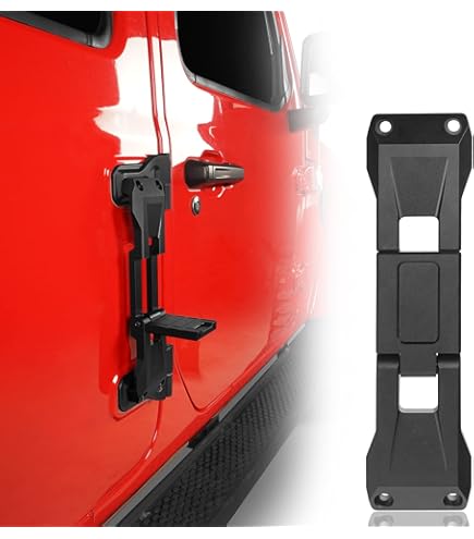 Amazon | FURYENGRAVER ドアヒンジ ステップ ヘビーアルミ合金フット