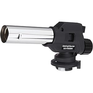 【Amazon.co.jp 限定】新富士バーナー パワートーチ ガスバーナー 日本製 炙り調理 溶接 火力調節 火口径…