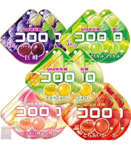 Amazon | UHA味覚糖 コロロ クラウンメロン 40g×6袋 | UHA味覚糖