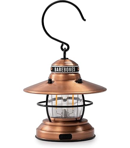 BAREBONES ベアボーンズ　真鍮　LEDランタン このヴィンテージ感がたまらない。ベアボーンズのランタンに真鍮製