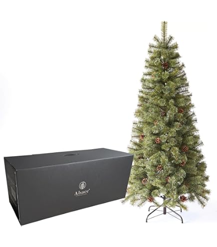 Amazon.co.jp: クリスマスツリー 120cm 松ぼっくり付き PVC素材 4脚