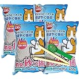 マルカン マルカン 消臭砂っ固 650g ×4袋（袋留めクリップ、トイレ掃除用スプーン付き）小動物用 ハムスター・リス・テグー・モモンガ 砂っ固
