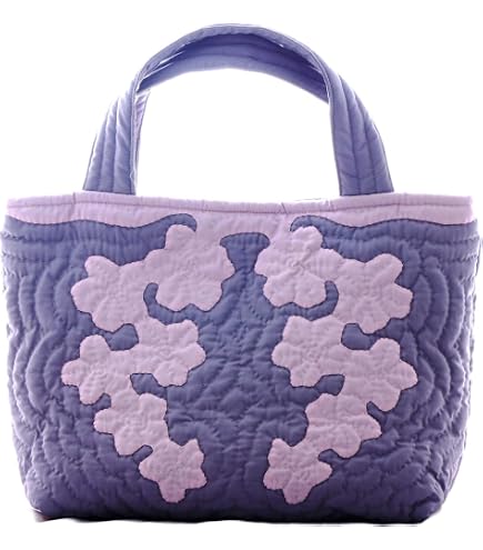 Amazon.co.jp: ハンドメイド ハワイアンキルト トートバッグ しつけ
