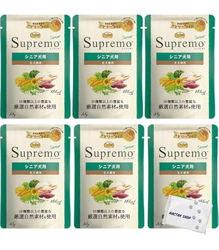 Amazon | ニュートロ シュプレモ ミニパウチ シニア犬用 35g×12