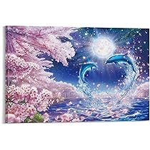 ラッセン　壁画　絵画 Amazon.co.jp: ラッセン ブルーヘブン ポスター アートパネル