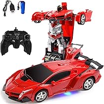 ホビーラジコン I-s robot Amazon | 新しい警察 RCカー 変形ロボットおもちゃラジコン