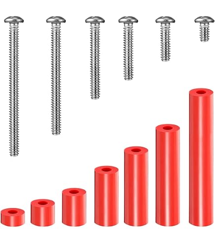 Dana Fred Rubber Spacers & Standoffs Kit - 795 Pcs, 24 Sizes For M3 M4 M5 Screws, Electrical Box Outlet Spacers