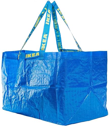 IKEA 大人気 Amazon.co.jp: イケア 大容量 トートバッグ 5個セット Set of 10