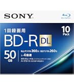 ソニー ビデオ用ブルーレイディスク20枚入り50GB保存
