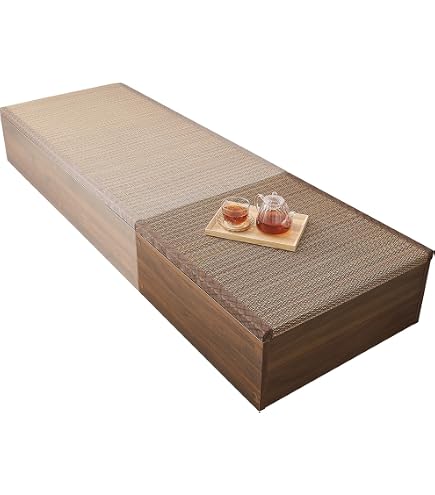 Amazon.co.jp: 日本製 畳ユニット ロータイプ W90xD60xH31.5cm