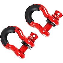 Amazon.co.jp: HFS(R) シャックル 3/4インチ 牽引 2点セット