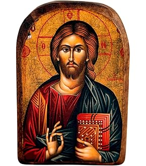 Amazon.co.jp: 木製 ギリシャキリスト教 正教会 木製アイコン