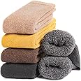Mens Heavy Thick Wool Socks - Soft Warm Comfort Winter Crew Socks (Pack of 3),Multicolor,One Size 7-12