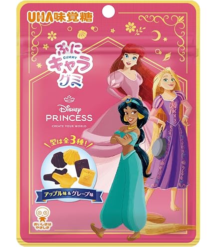 Amazon | UHA味覚糖 [公式] ぷにキャラグミ ディズニープリンセス