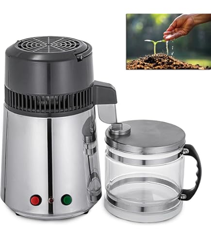 Amazon | 蒸留水器 4L 家庭用 純水装置 ホーム净水器 蒸留水 製造