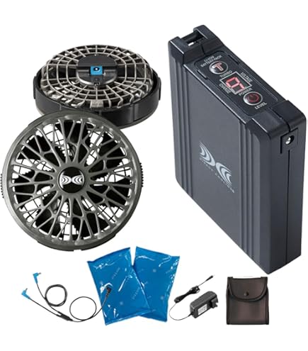 Amazon.co.jp: [uniform station] 【空調ウェア 14.4V 最大76L風力