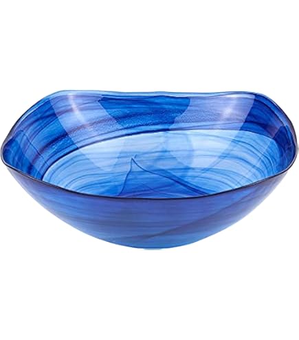 KOSTA BODA青と白の波模様 ガラスボウル Kosta Boda Crackle Bowl Blue KOSTA BODA青と白の波模様 ガラスボウル Kosta Boda Crackle Bowl Blue