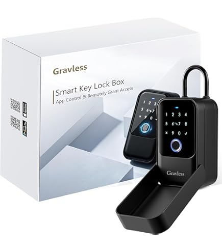 Amazon.co.jp: Lamantt 指紋 パスワード カード キーボックス スマート