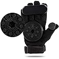 LOSENKA Professional Skateboard Gloves with Sliders，Standard Longboard Downhill Slide Gloves Skate Gloves with 2 Set Slider P