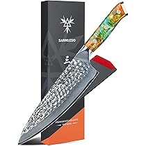 Amazon | SANMUZUO 8インチ ブレッドナイフ 鋸歯状刃 - 鋭い波状エッジ