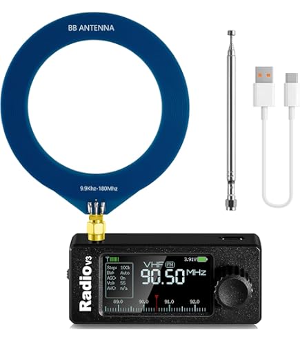 Amazon.co.jp: ポータブルDSP SDRラジオレシーバー 4.3インチタッチ