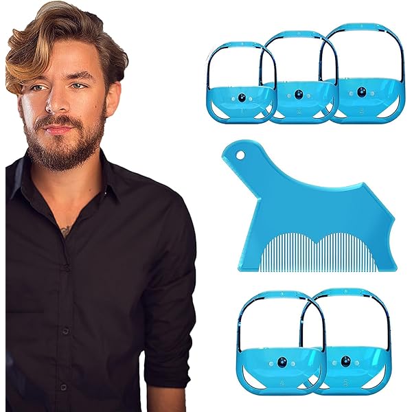 Amazon | Linkidea ひげ整形＆スタイリングツール コーム付き 男性用