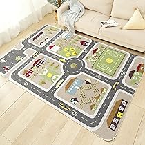 子供ゲームパッド 遊びマット 道路交通 数字柄 プレイマット 120*160 Amazon.co.jp: Generic Brands 子供ゲームパッド 遊びマット
