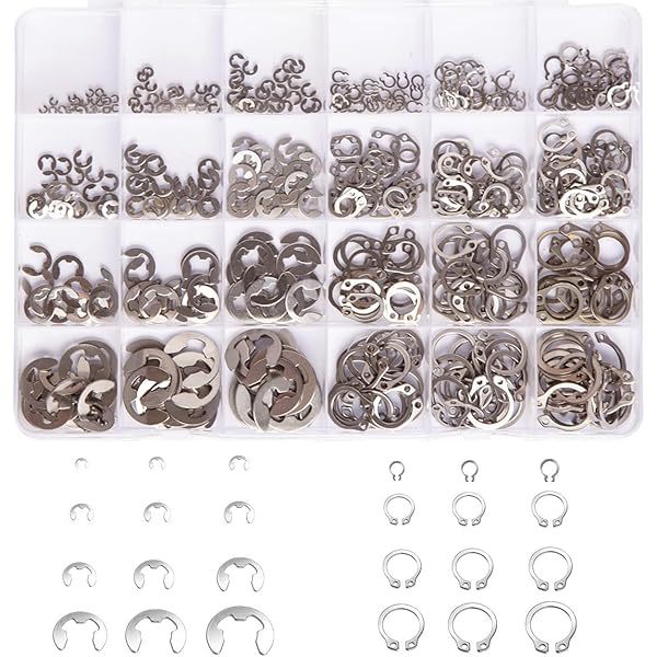 Amazon.co.jp: Boatsea Cクリップサークリップ外部サークリップ