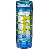オイルタイマー スパイラル型 ストレス解消グッズ オイル時計 砂時計 液体オイル オイル砂時計 洒落 水時計 置物 砂時計タイマー インテリア飾り (ブルー)