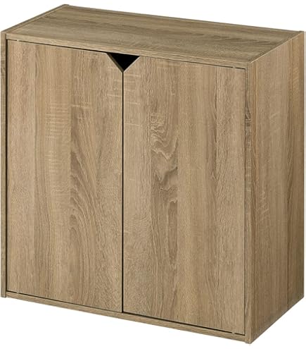 Amazon｜佐藤産業 NEFLAS ディスプレイラック 2枚フラップ扉 幅75cm