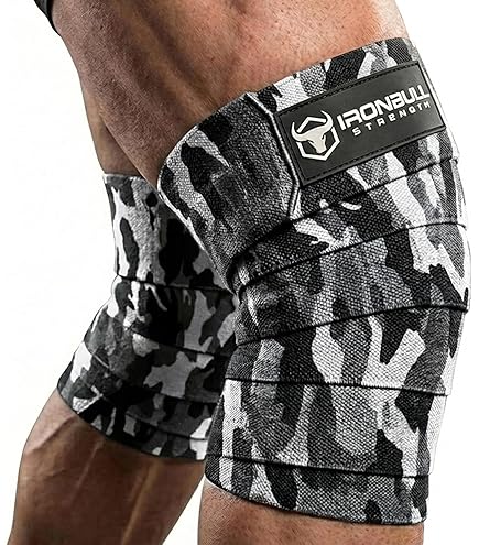 Amazon.co.jp: Iron Bull Strength ニーラップ (1ペア) - 80インチ