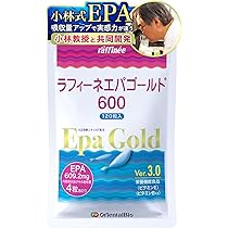 Amazon | ラフィーネエパゴールド600【小林式EPA】配合サプリメント120