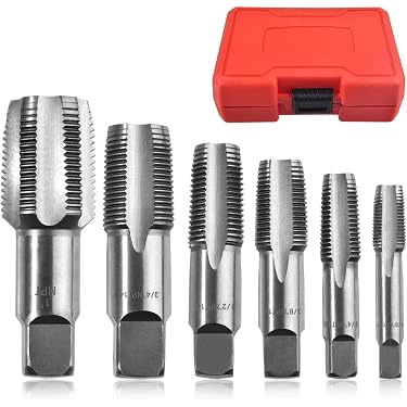高圧導管指針・付録編 Amazon.co.jp: LEONTOOL 管用タップ NPTパイプタップセット 6個セット