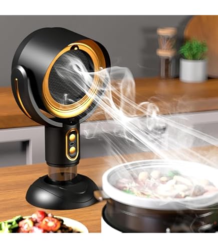 Amazon | 卓上吸煙機 卓上換気扇 コードレス 強力 焼き肉 小型