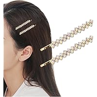 Amazon | [Herbeluemily] 黒ピン ヘアピン ラインストーン 2本セット