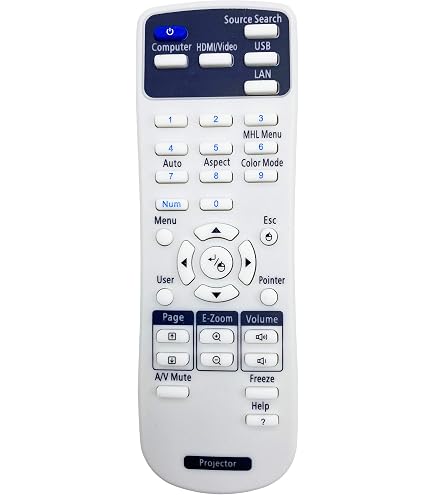 Amazon | プロジェクターリモコン for Epson EH-TW650 EB-670 EB-675WI