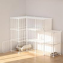 Amazon.co.jp: Sulgoty 猫 ケージ 大型 1から4段までDIY可能 組立簡単