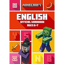 Amazon | Minecraft English Ages 6-7: Official Workbook (Minecraft