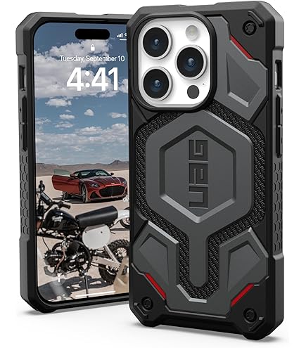 UAG iPhone 15 Pro Max MagSafe対応 カーボン UAG iPhone 15 Pro Max用 MagSafe対応ケース MONARCH PRO
