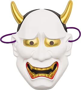 Party City 民芸お面 般若 白 おもちゃ おもちゃ Amazon