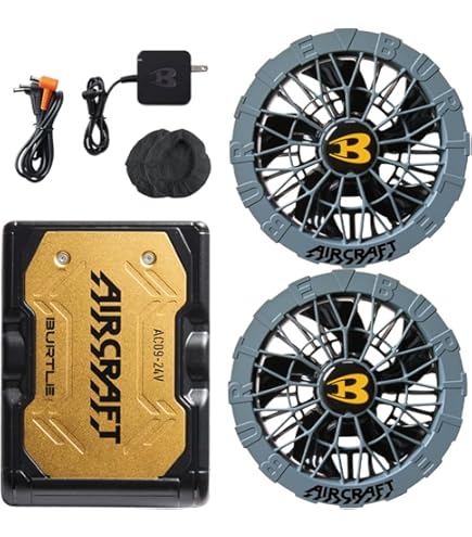 限定色　バートル　エアークラフト　ファンセット19V Amazon.co.jp: [バートル] カラーファン+24Vバッテリーセット